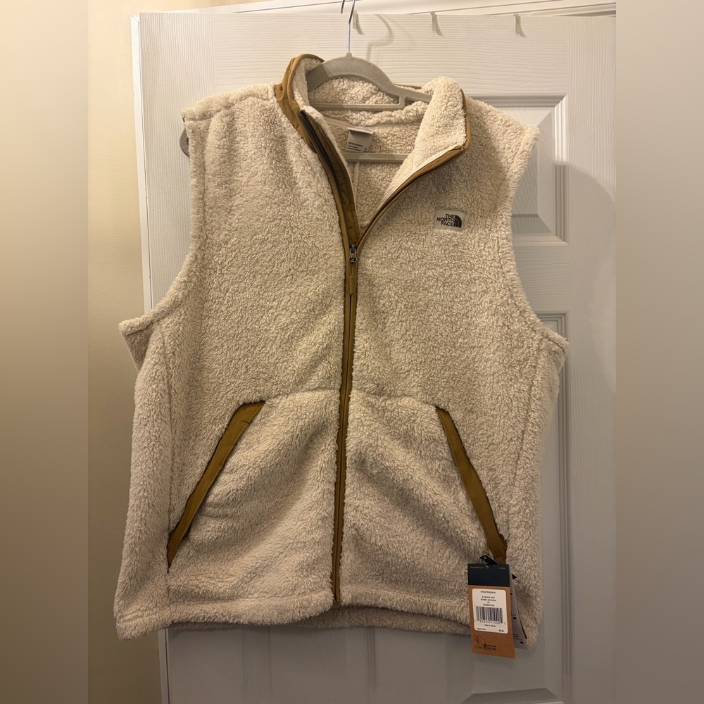 The North Face Off-White Fleece Vest